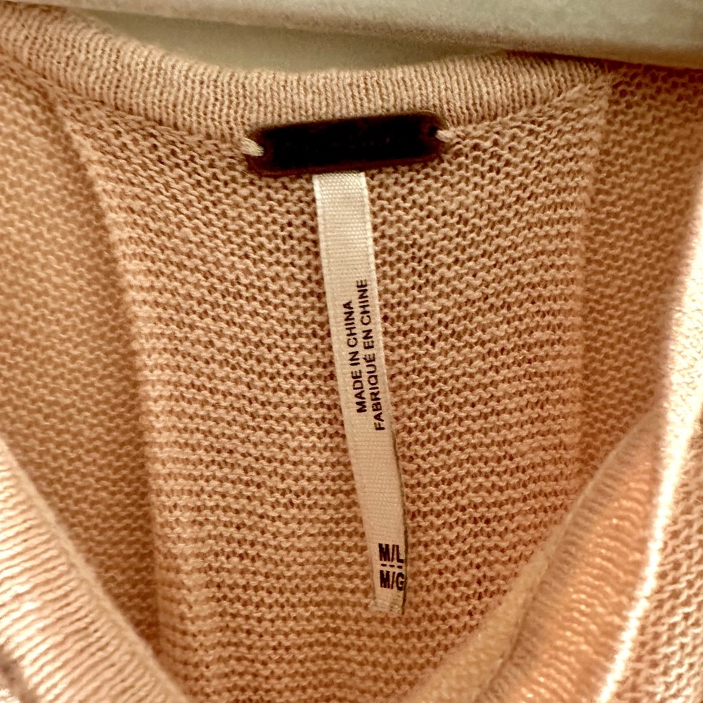 Free people high low  tunic Sweater - Picture 3 of 5